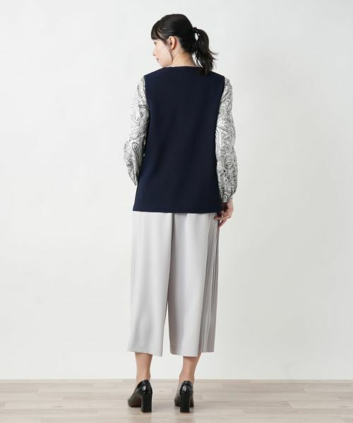 Leilian / レリアン テーラードジャケット | ニットジレ | 詳細18