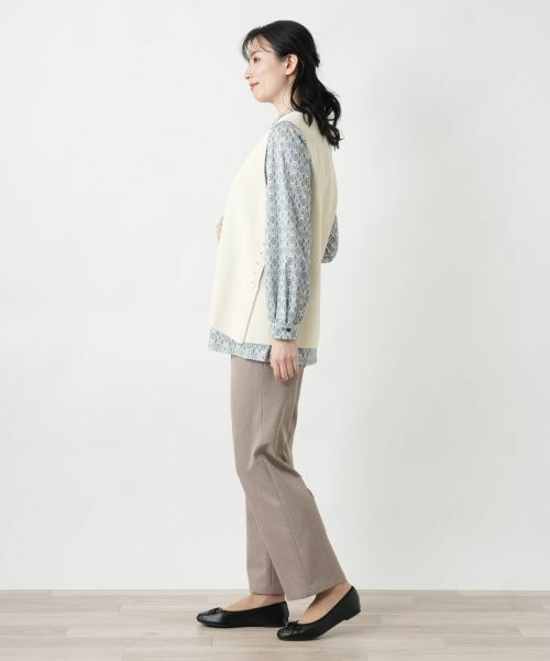 Leilian / レリアン テーラードジャケット | ニットジレ | 詳細21