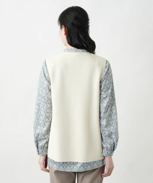 Leilian / レリアン テーラードジャケット | ニットジレ | 詳細25