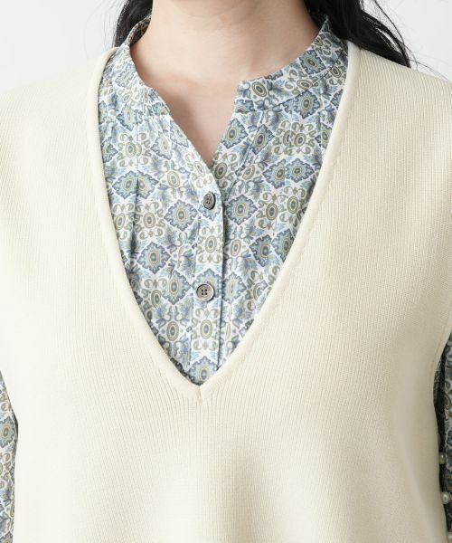 Leilian / レリアン テーラードジャケット | ニットジレ | 詳細26