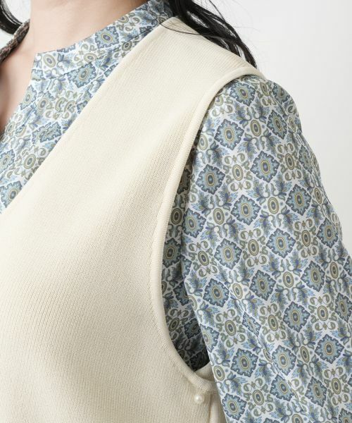 Leilian / レリアン テーラードジャケット | ニットジレ | 詳細28