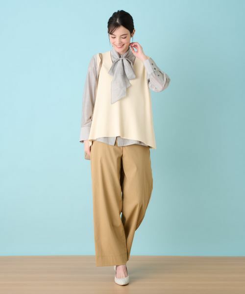 Leilian / レリアン テーラードジャケット | ニットジレ | 詳細3