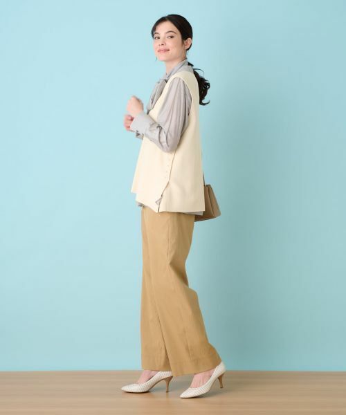 Leilian / レリアン テーラードジャケット | ニットジレ | 詳細4