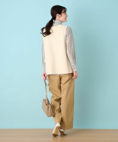 Leilian / レリアン テーラードジャケット | ニットジレ | 詳細5