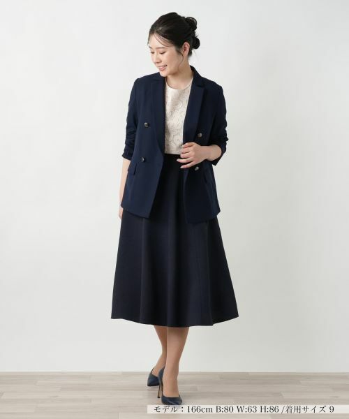 Leilian / レリアン テーラードジャケット | ダブルブレストジャケット | 詳細1