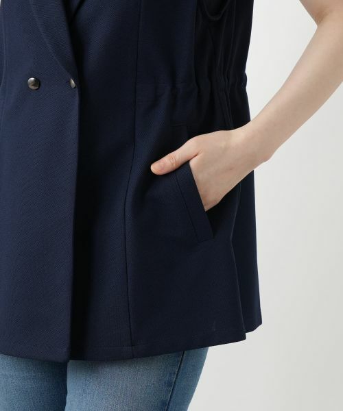 Leilian / レリアン テーラードジャケット | ダブルラペルドベスト【Leilian WHITE LABEL】 | 詳細11