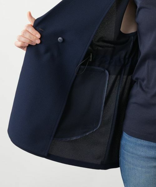 Leilian / レリアン テーラードジャケット | ダブルラペルドベスト【Leilian WHITE LABEL】 | 詳細13