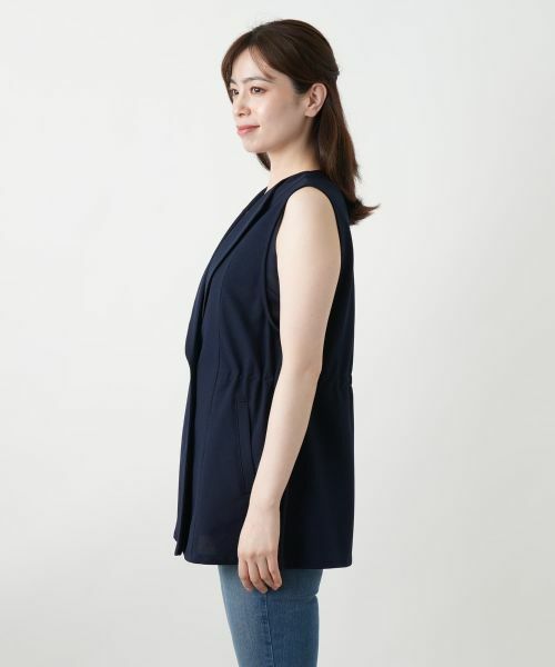 Leilian / レリアン テーラードジャケット | ダブルラペルドベスト【Leilian WHITE LABEL】 | 詳細6