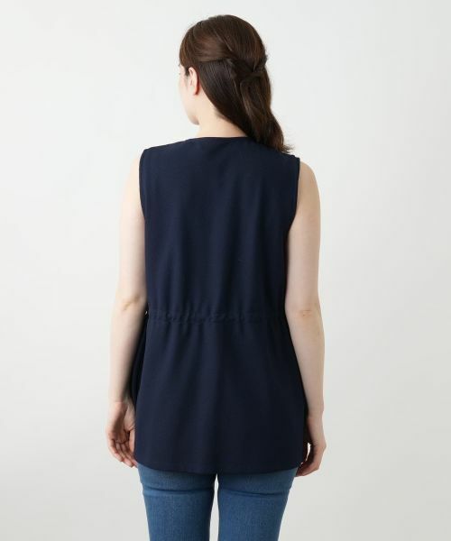 Leilian / レリアン テーラードジャケット | ダブルラペルドベスト【Leilian WHITE LABEL】 | 詳細7