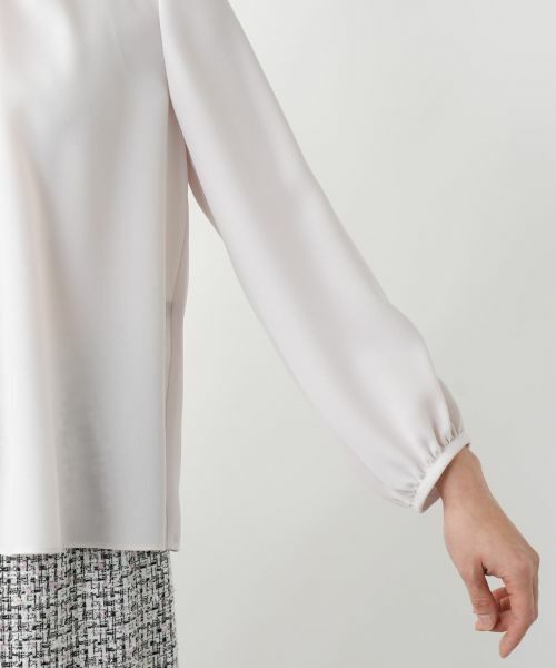 Leilian / レリアン シャツ・ブラウス | タックブラウス【セレモニー】【Leilian WHITE LABEL】 | 詳細18