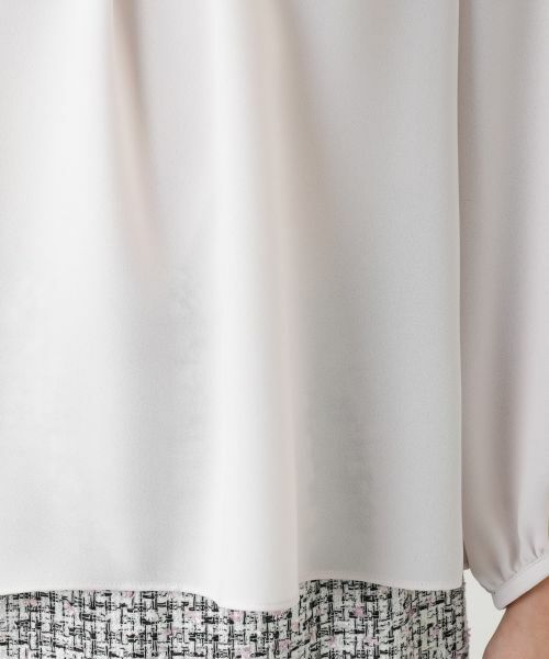 Leilian / レリアン シャツ・ブラウス | タックブラウス【セレモニー】【Leilian WHITE LABEL】 | 詳細19