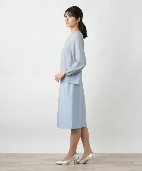 Leilian / レリアン シャツ・ブラウス | タックブラウス【セレモニー】【Leilian WHITE LABEL】 | 詳細2