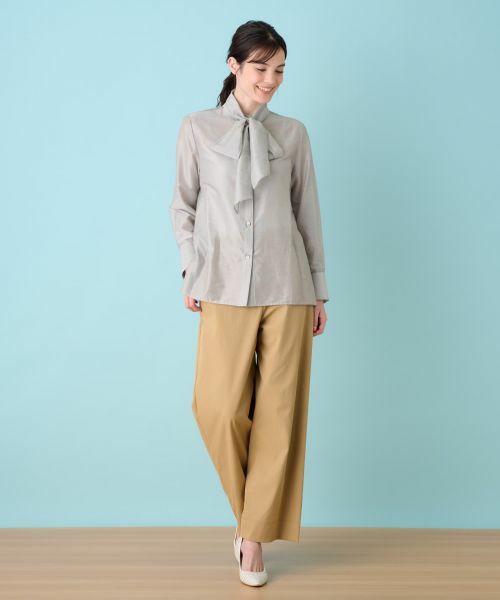 Leilian / レリアン シャツ・ブラウス | ボウタイブラウス | 詳細1