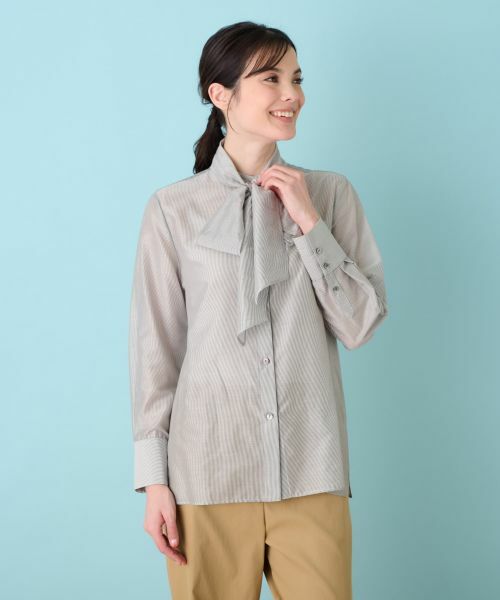 Leilian / レリアン シャツ・ブラウス | ボウタイブラウス | 詳細7