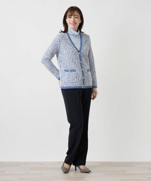 Leilian / レリアン カーディガン・ボレロ | ツイードニットカーディガン | 詳細1
