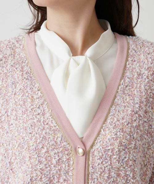 Leilian / レリアン カーディガン・ボレロ | ツイードニットカーディガン | 詳細10