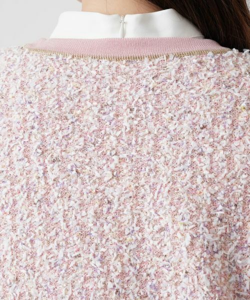 Leilian / レリアン カーディガン・ボレロ | ツイードニットカーディガン | 詳細11