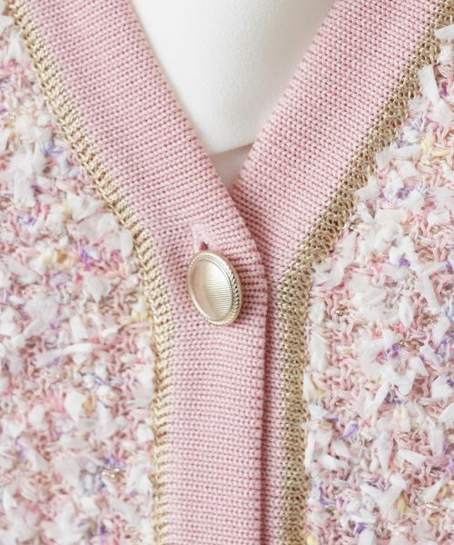 Leilian / レリアン カーディガン・ボレロ | ツイードニットカーディガン | 詳細12