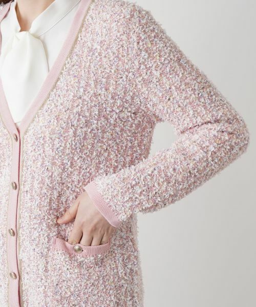 Leilian / レリアン カーディガン・ボレロ | ツイードニットカーディガン | 詳細13