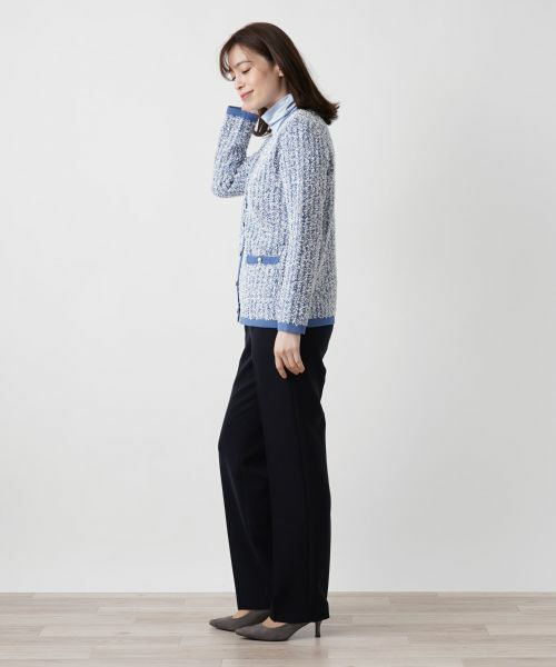 Leilian / レリアン カーディガン・ボレロ | ツイードニットカーディガン | 詳細2