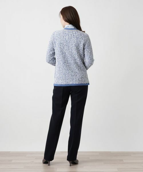 Leilian / レリアン カーディガン・ボレロ | ツイードニットカーディガン | 詳細3