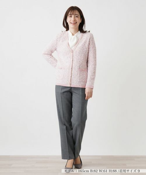 Leilian / レリアン カーディガン・ボレロ | ツイードニットカーディガン | 詳細4