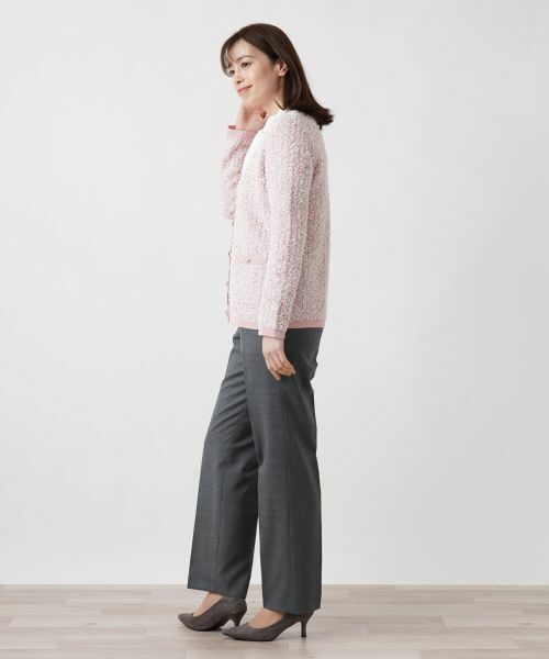 Leilian / レリアン カーディガン・ボレロ | ツイードニットカーディガン | 詳細5