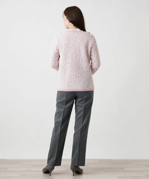 Leilian / レリアン カーディガン・ボレロ | ツイードニットカーディガン | 詳細6