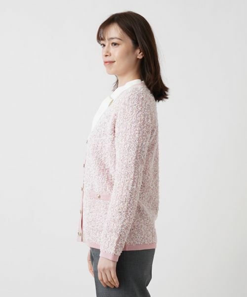 Leilian / レリアン カーディガン・ボレロ | ツイードニットカーディガン | 詳細8