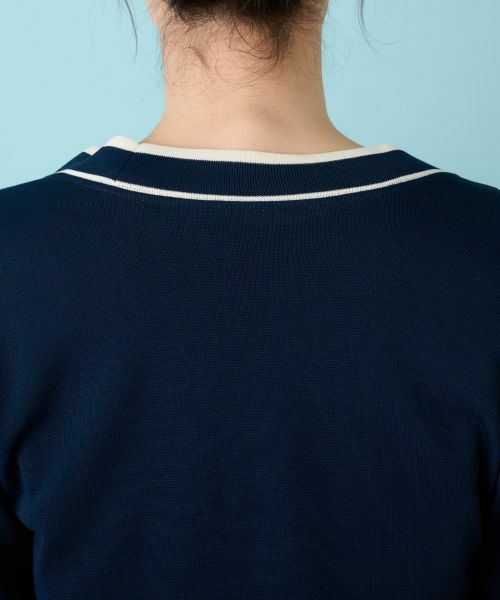 Leilian / レリアン カーディガン・ボレロ | プリントドッキングカーディガン | 詳細18