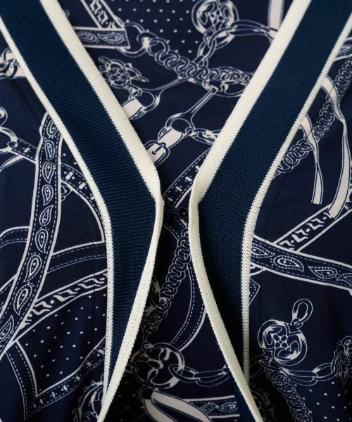 Leilian / レリアン カーディガン・ボレロ | プリントドッキングカーディガン | 詳細20