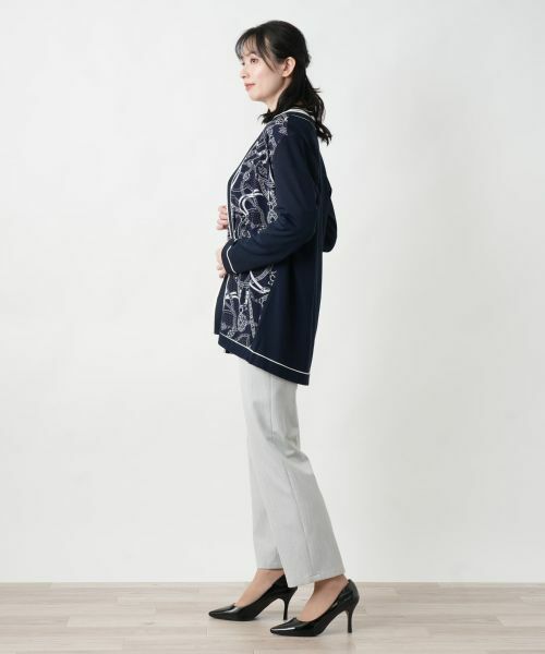 Leilian / レリアン カーディガン・ボレロ | プリントドッキングカーディガン | 詳細25