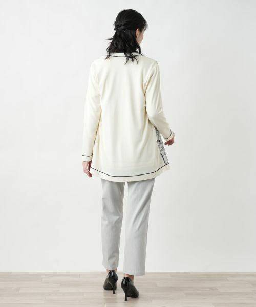 Leilian / レリアン カーディガン・ボレロ | プリントドッキングカーディガン | 詳細29