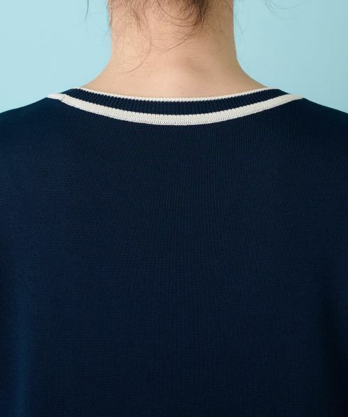 Leilian / レリアン ニット・セーター | プリントドッキングニット | 詳細14