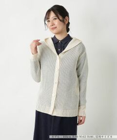 Leilian / レリアン カーディガン・ボレロ | フーデッドカーディガン【MUSE BY ROCHAS Premiere】