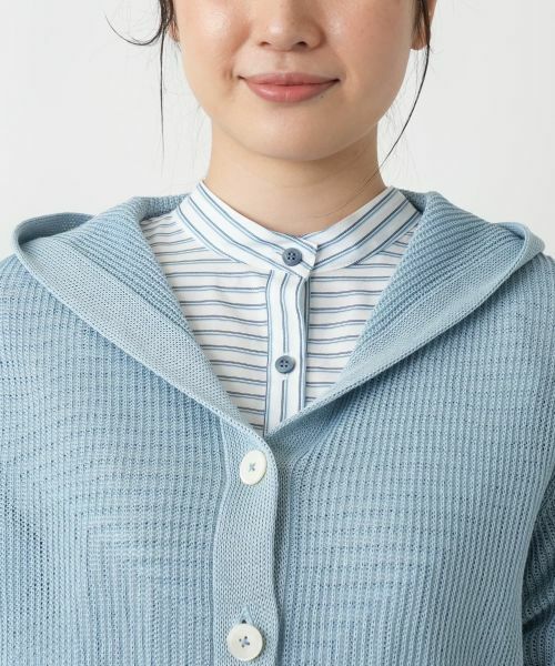 Leilian / レリアン カーディガン・ボレロ | フーデッドカーディガン【MUSE BY ROCHAS Premiere】 | 詳細10