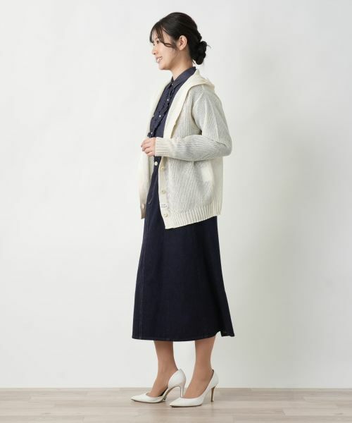 Leilian / レリアン カーディガン・ボレロ | フーデッドカーディガン【MUSE BY ROCHAS Premiere】 | 詳細2