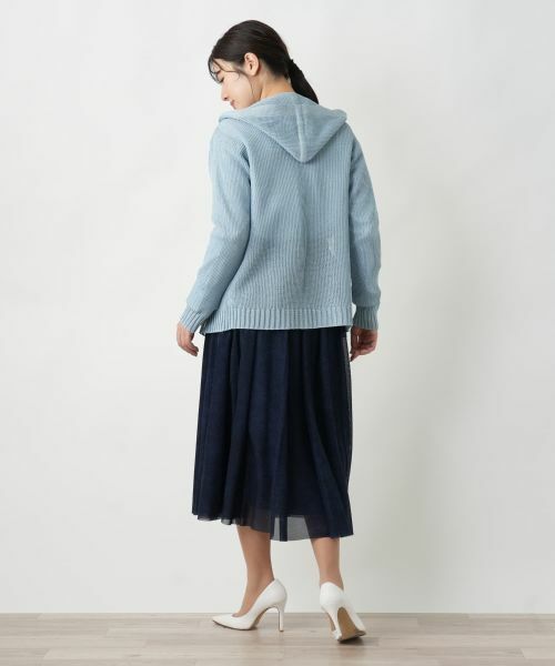 Leilian / レリアン カーディガン・ボレロ | フーデッドカーディガン【MUSE BY ROCHAS Premiere】 | 詳細6