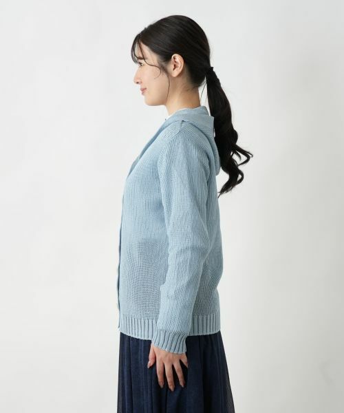 Leilian / レリアン カーディガン・ボレロ | フーデッドカーディガン【MUSE BY ROCHAS Premiere】 | 詳細8