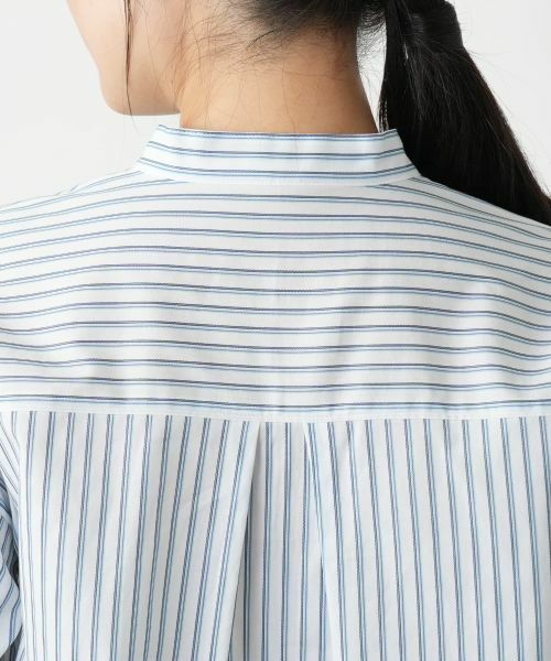 Leilian / レリアン シャツ・ブラウス | ストライプ切替ブラウス【MUSE BY ROCHAS Premiere】 | 詳細11