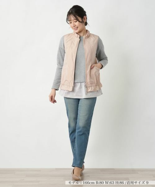 Leilian / レリアン テーラードジャケット | スタンドカラーベスト【MUSE BY ROCHAS Premiere】 | 詳細4