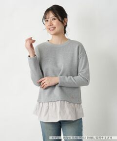 Leilian / レリアン カットソー | レイヤードトップス【MUSE BY ROCHAS Premiere】