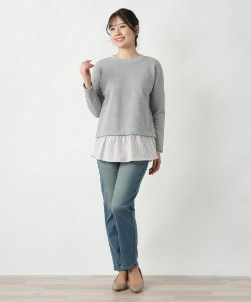 Leilian / レリアン カットソー | レイヤードトップス【MUSE BY ROCHAS Premiere】 | 詳細1