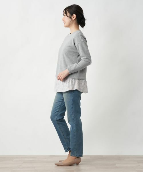 Leilian / レリアン カットソー | レイヤードトップス【MUSE BY ROCHAS Premiere】 | 詳細2