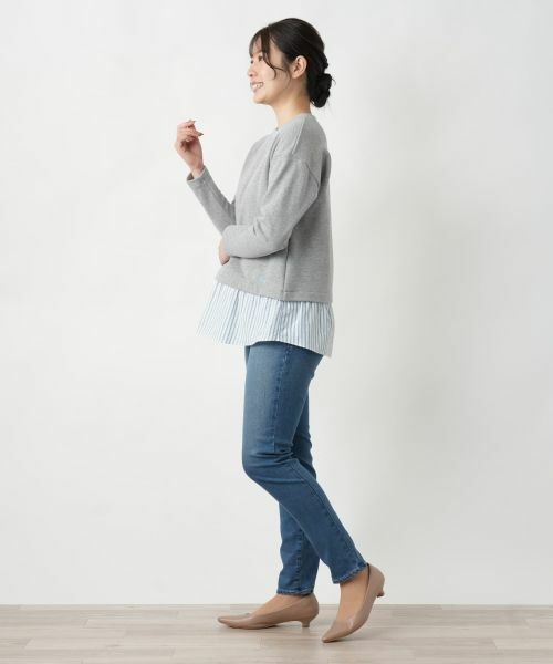 Leilian / レリアン カットソー | レイヤードトップス【MUSE BY ROCHAS Premiere】 | 詳細5