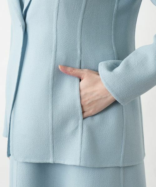 Leilian / レリアン テーラードジャケット | ニットジャケット | 詳細14