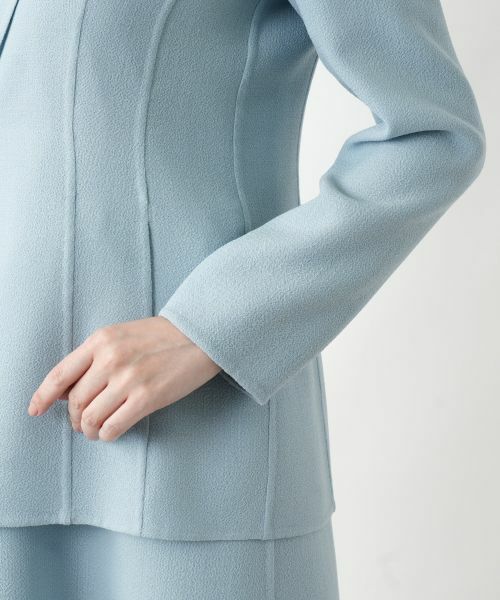 Leilian / レリアン テーラードジャケット | ニットジャケット | 詳細15