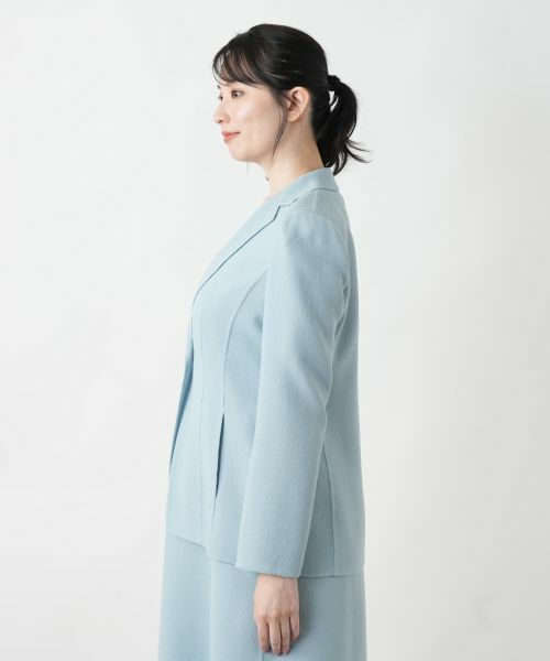 Leilian / レリアン テーラードジャケット | ニットジャケット | 詳細9