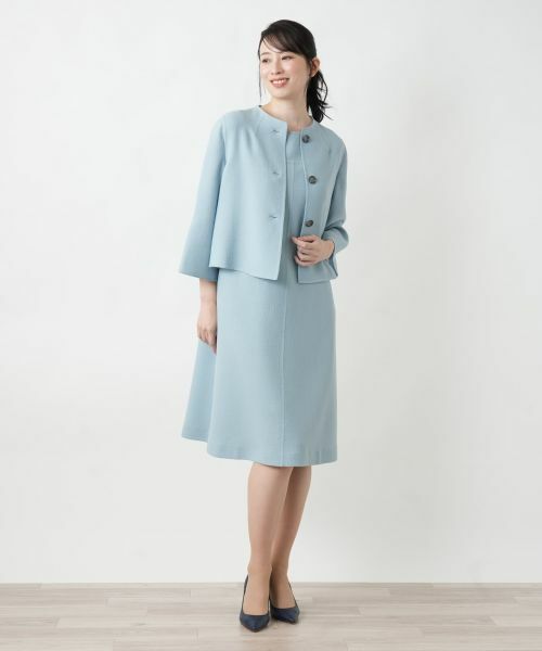 Leilian / レリアン テーラードジャケット | ノーカラージャケット | 詳細1