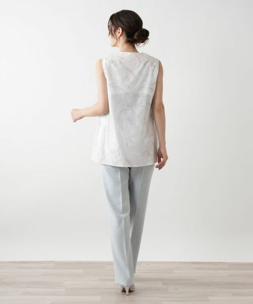 Leilian / レリアン シャツ・ブラウス | ノースリーブブラウス【BLUBIANCO】 | 詳細3